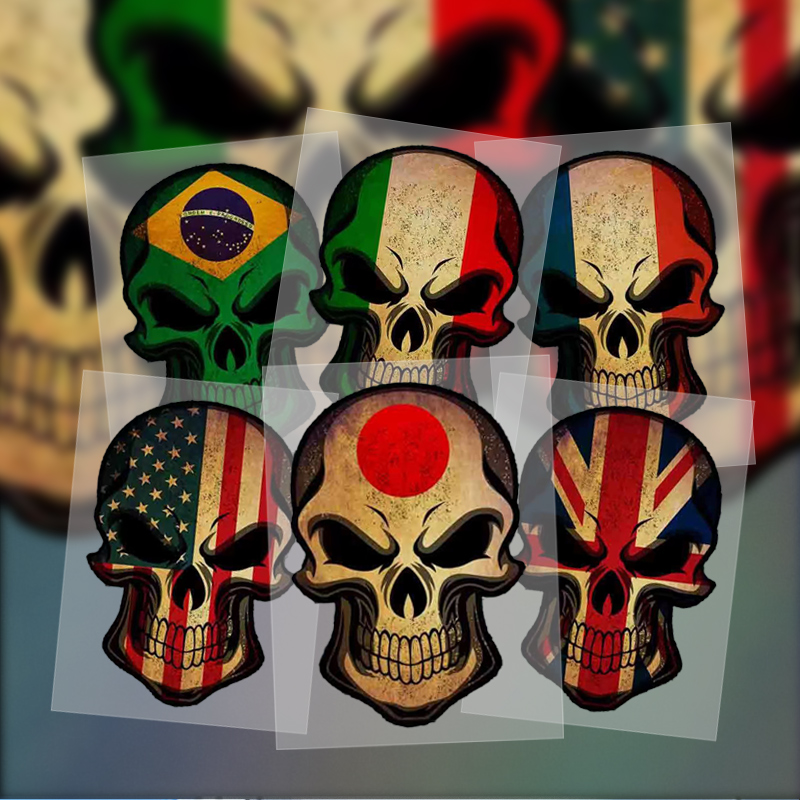 Motorcycle Gear Usa - Adesivo per auto creativo personalizzato con