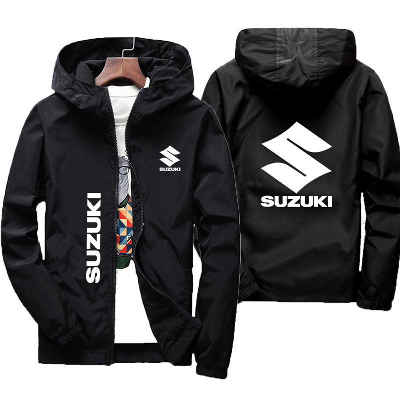 Gearx Motorcycle Jacket - Giacca con cappuccio da motociclista Suzuki