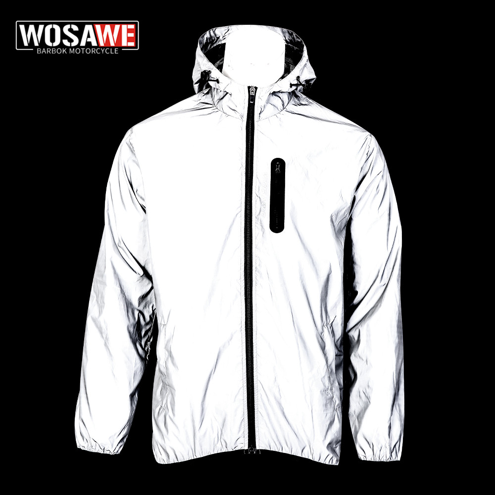Gearx Motorcycle Jacket - WOSAWE Autunno Inverno Uomo Giacca riflettente