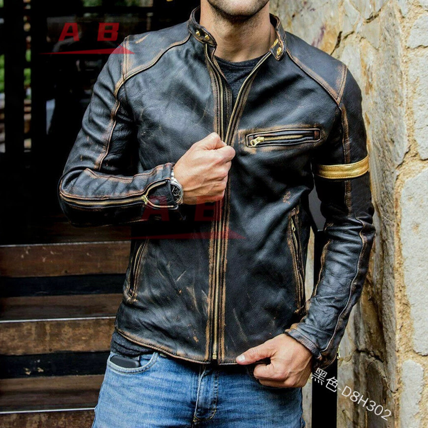 Giacca in Pelle Retrò da Motoc - Gearx Motorcycle Jacket recensione e prezzo