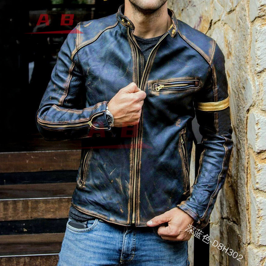 Giacca in Pelle Retrò da Motoc - Gearx Motorcycle Jacket recensione e prezzo